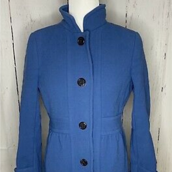 Blue lady day J Crew Coat Size 8